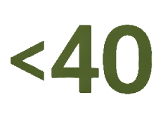 < 40 <br>jaar